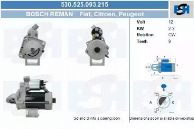 CV PSH 500525093215 -  Стартер